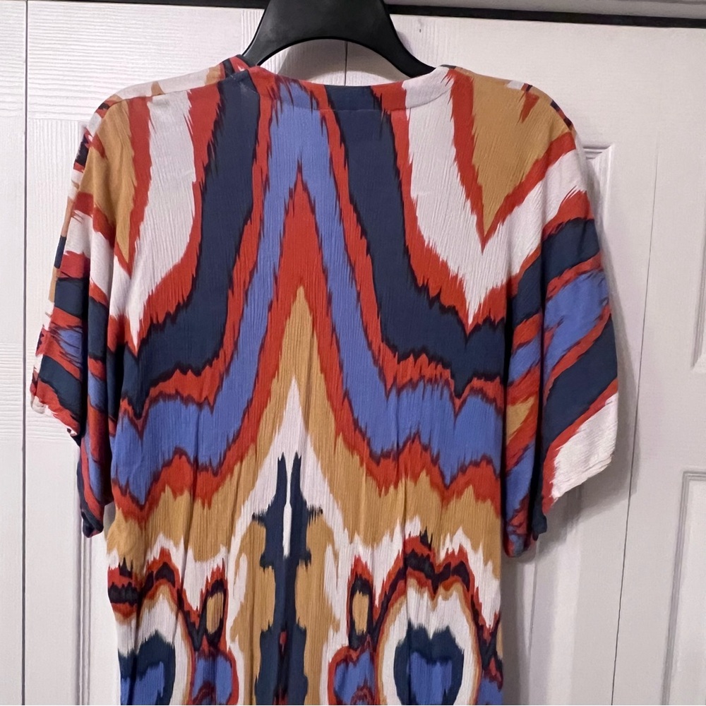Anthropologie Bel Kazan Kyra Kimono Colorful One Size bohemian - Picture 9 of 13
